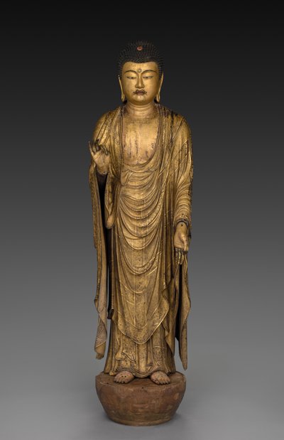 無量寿仏光明阿弥陀如来、1269年。 作： Koshun