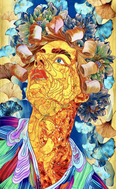  作： 