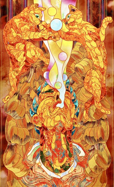  作： 