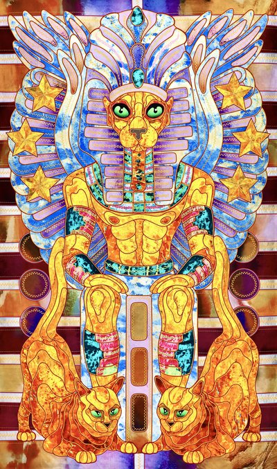 威厳あるエジプトの猫の王 作： Kostyantin Malginov