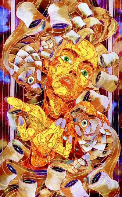  作： 