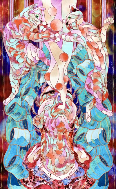  作： 
