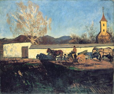 3月の夜 作： Károly Ferenczy