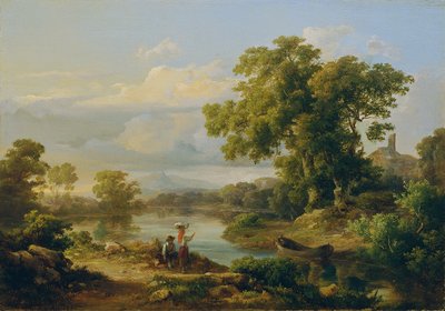 川沿いの春 作： Károly Markó d. Ä.