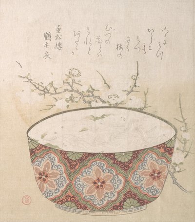 白貝梅花文鉢 19世紀 作： Kubo Shunman