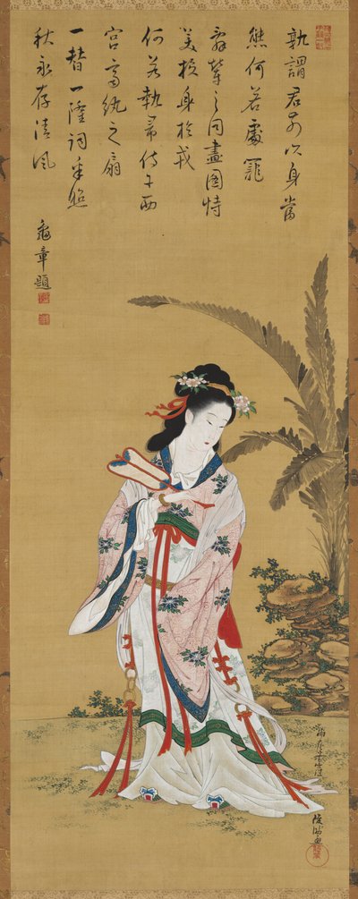 チャイニーズビューティー、1700年代後半〜1800年代初頭。 作： Kubo Shunman
