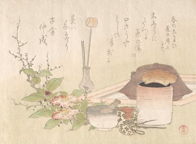 茶道用道具一式 19世紀 作： Kubo Shunman
