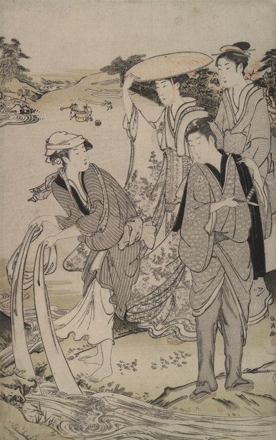 六珠川より武蔵国多摩川 作： Kubo Shunman