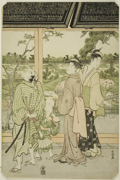 向島で絵馬鑑賞 作： Kubo Shunman
