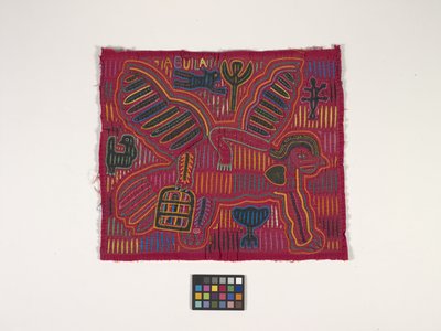 Paitapaneeli (Mola) (kuva) 作： Kuna Indian Culture