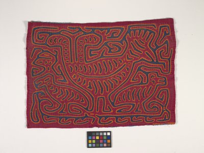 シャツパネル（モーラ）（写真） 作： Kuna Indian Culture
