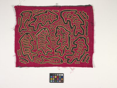 シャツパネル（モーラ）（写真） 作： Kuna Indian Culture
