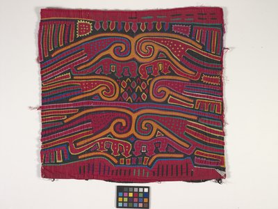 Paitapaneeli (Mola) (kuva) 作： Kuna Indian Culture