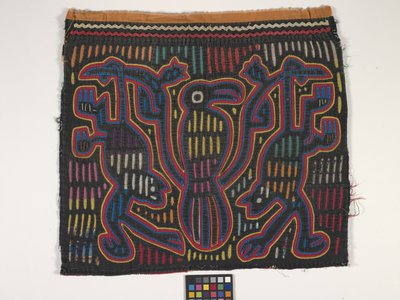 シャツパネル（モーラ）（写真） 作： Kuna Indian Culture