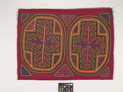 シャツパネル（モーラ）（写真） 作： Kuna Indian Culture
