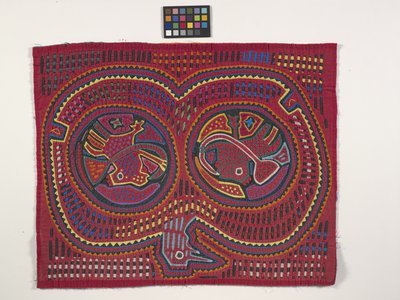 シャツパネル（モーラ）（写真） 作： Kuna Indian Culture