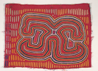 シャツパネル（モラ）、1950年頃（アップリケコットン） 作： Kuna Indian Culture