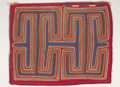シャツパネル（モラ）、1950年頃（アップリケコットン） 作： Kuna Indian Culture
