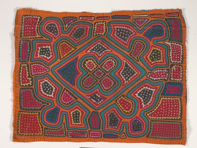 シャツパネル（モラ）、1950年頃（アップリケコットン） 作： Kuna Indian Culture