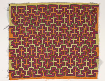 Painel de camisa (mola), c.1950 (algodão aplicado) 作： Kuna Indian Culture