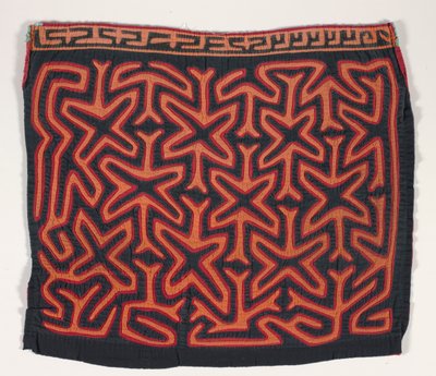 シャツパネル（モラ）、1950年頃（アップリケコットン） 作： Kuna Indian Culture