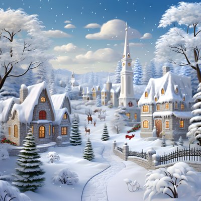 3d 雪のクリスマス 1 作： Kurt Heppke