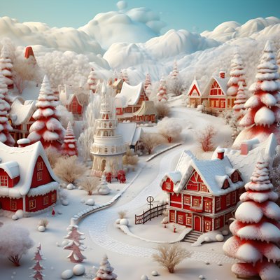 3d 雪のクリスマス 4 作： Kurt Heppke