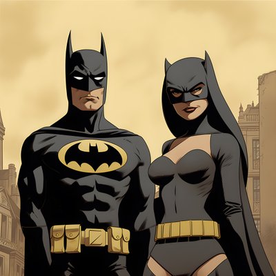 バットマンとキャットウーマン 4 作： Kurt Heppke