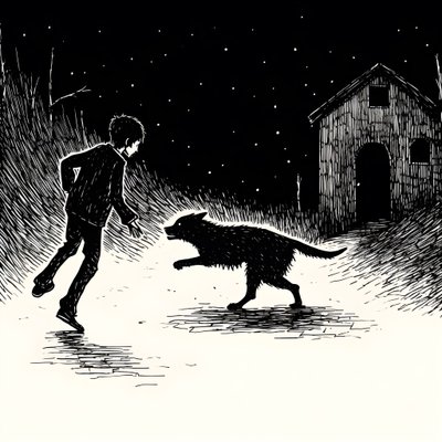 夜中に犬に起こった不思議な出来事3 作： Kurt Heppke