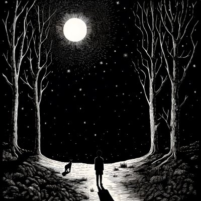 夜中に犬に起こった不思議な出来事 4 作： Kurt Heppke