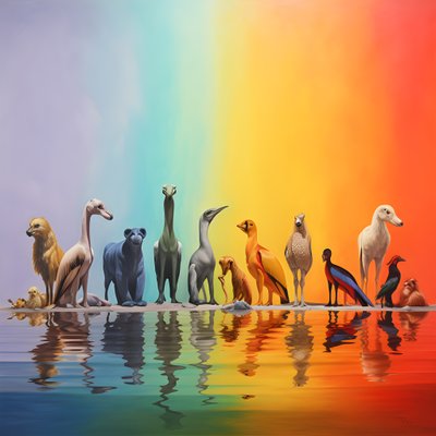 3回目から327枚目の写真で、笑いが始まり、恐怖が収まった。 作： Kurt Heppke