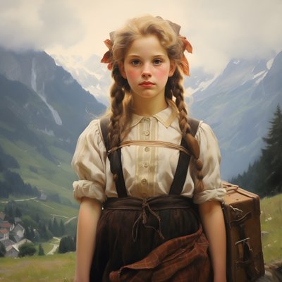ドイツの少女3 作： Kurt Heppke