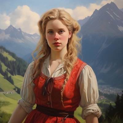 ドイツの少女4 作： Kurt Heppke