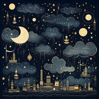 これは、空の要素の孤立したファンタジーイラスト集2です。 作： Kurt Heppke