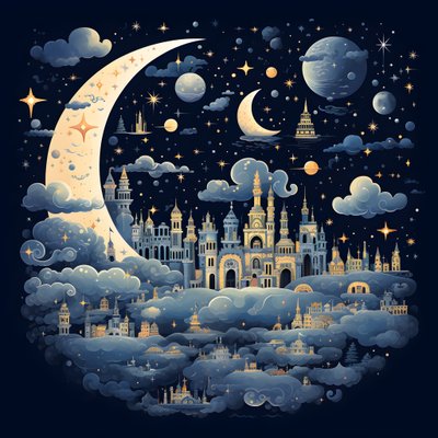これは、空の要素の孤立したファンタジーイラスト集3です。 作： Kurt Heppke