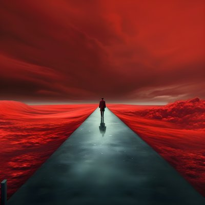 長い赤い道。歩くこと。歩かなかった英雄のように。2 作： Kurt Heppke