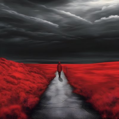 長い赤い道。歩くこと。歩かなかった英雄のように。3 作： Kurt Heppke