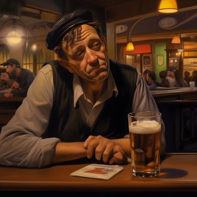 作業服を着たフォトリアリスティックなオーストリア人男性。  3 作： Kurt Heppke