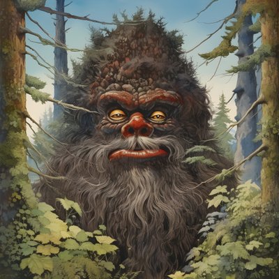 木の中の顔 1 作： Kurt Heppke