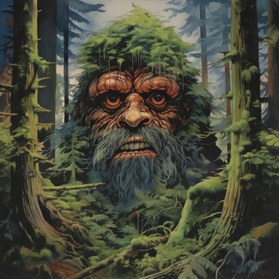 木の中の顔 3 作： Kurt Heppke