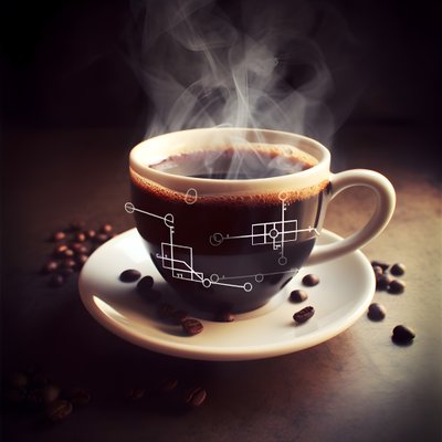 「コーヒー＋科学＝エネルギー」 4 作： Kurt Heppke