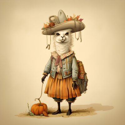 ラマ、18世紀アメリカ 3 作： Kurt Heppke