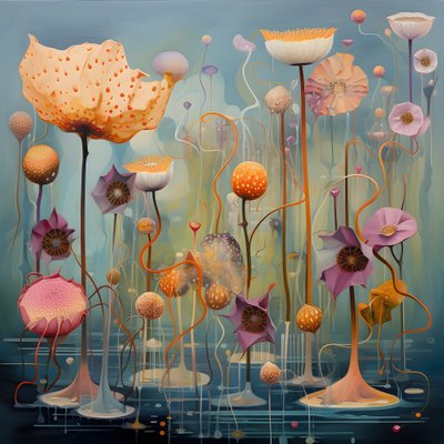 蓮の花の種のサヤ 3 作： Kurt Heppke