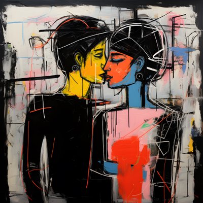 男女の抱擁 2 作： Kurt Heppke