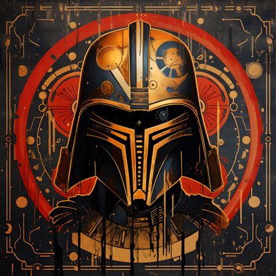 古代エジプト美学スタイルのメタル・エッチング・アート 2 作： Kurt Heppke