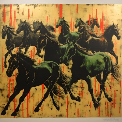 百頭の馬 1 作： Kurt Heppke