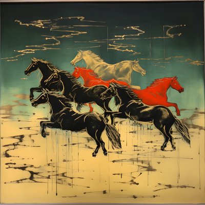 百頭の馬 3 作： Kurt Heppke