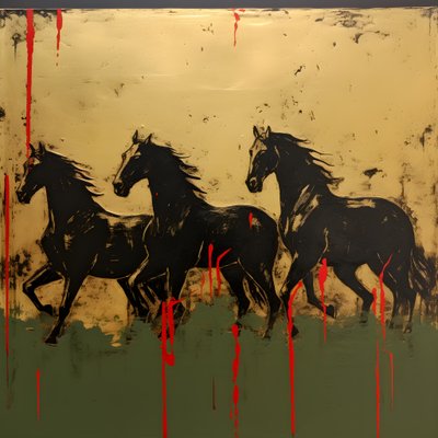 百頭の馬 4 作： Kurt Heppke