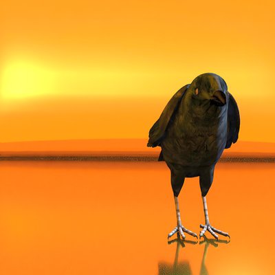 カラスで芸術的なテクスチャを作成する方法 作： Kurt Heppke