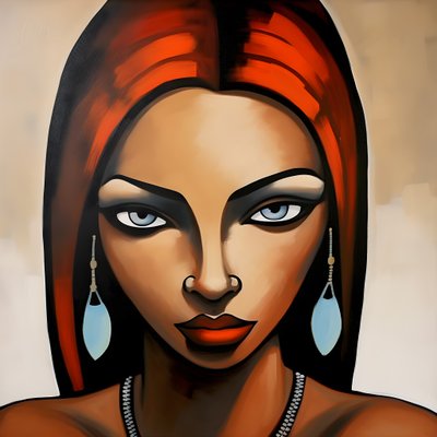 アフリカ女性1 作： Kurt Heppke